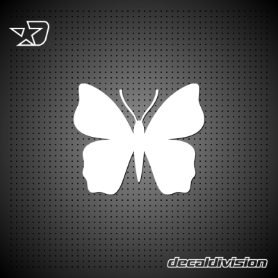Butterfly Silhouette Sticker I